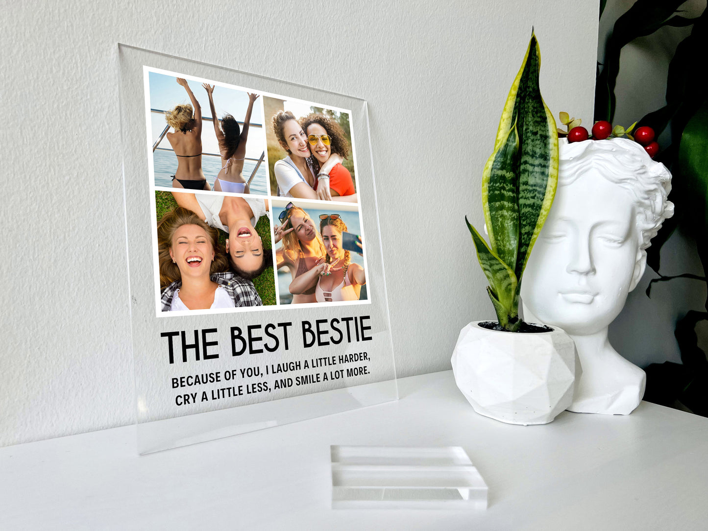 Personalized Photo Plaque for Best Friend