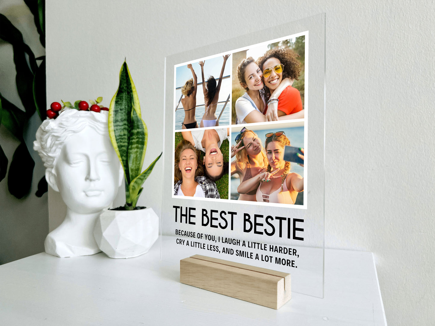 Personalized Photo Plaque for Best Friend