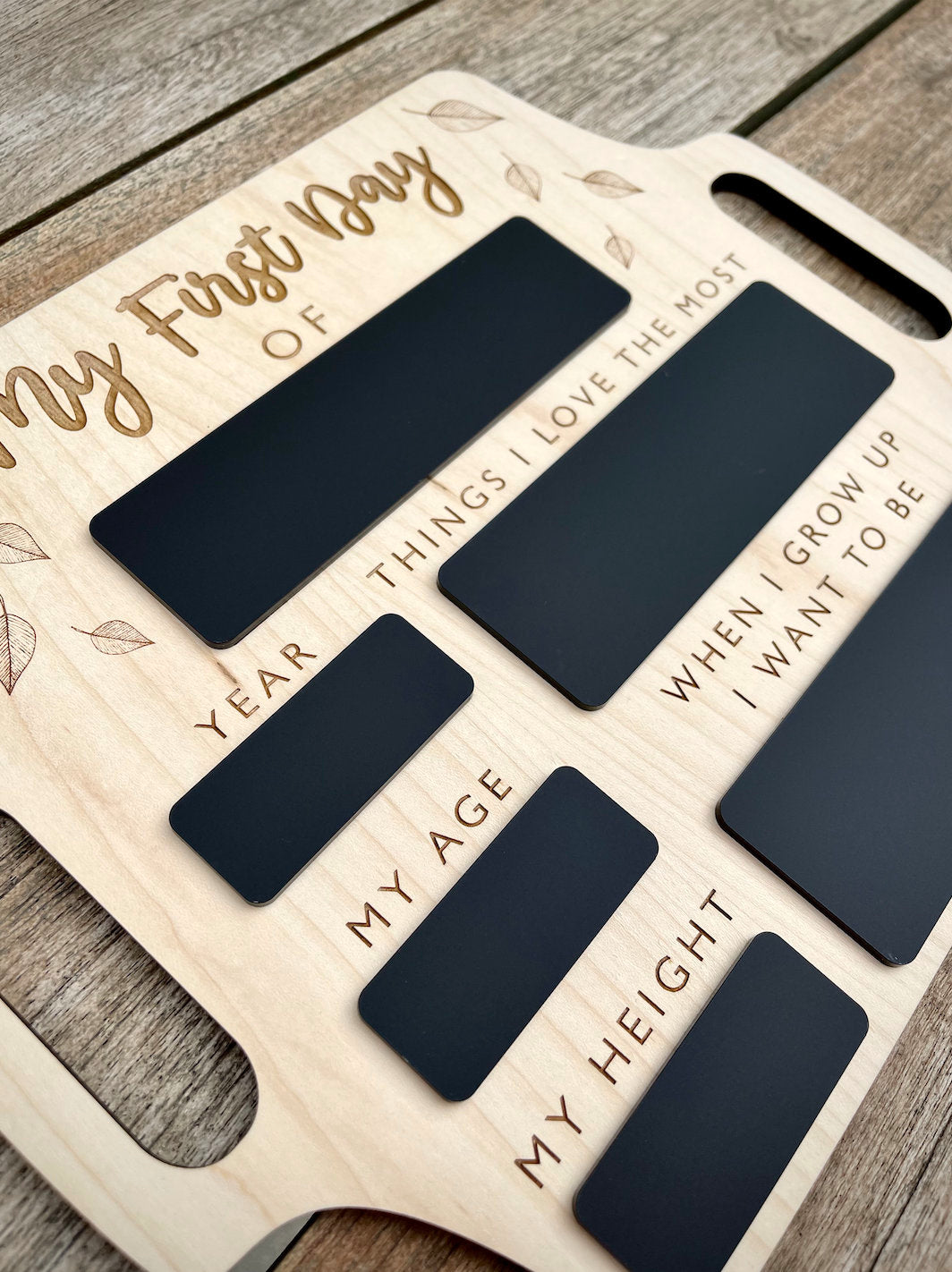 50% OFF❤️First Day of School Sign - Reusable Memory Photo Board with handles