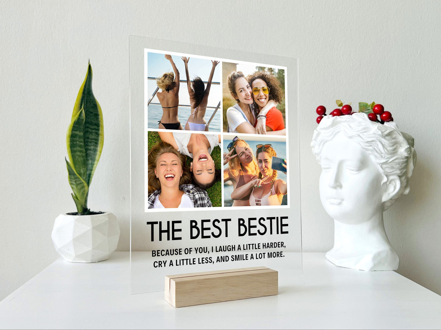 Personalized Photo Plaque for Best Friend
