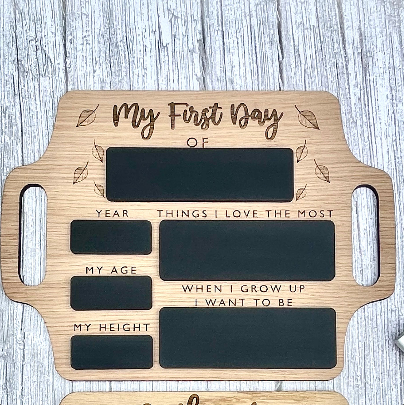 50% OFF❤️First Day of School Sign - Reusable Memory Photo Board with handles