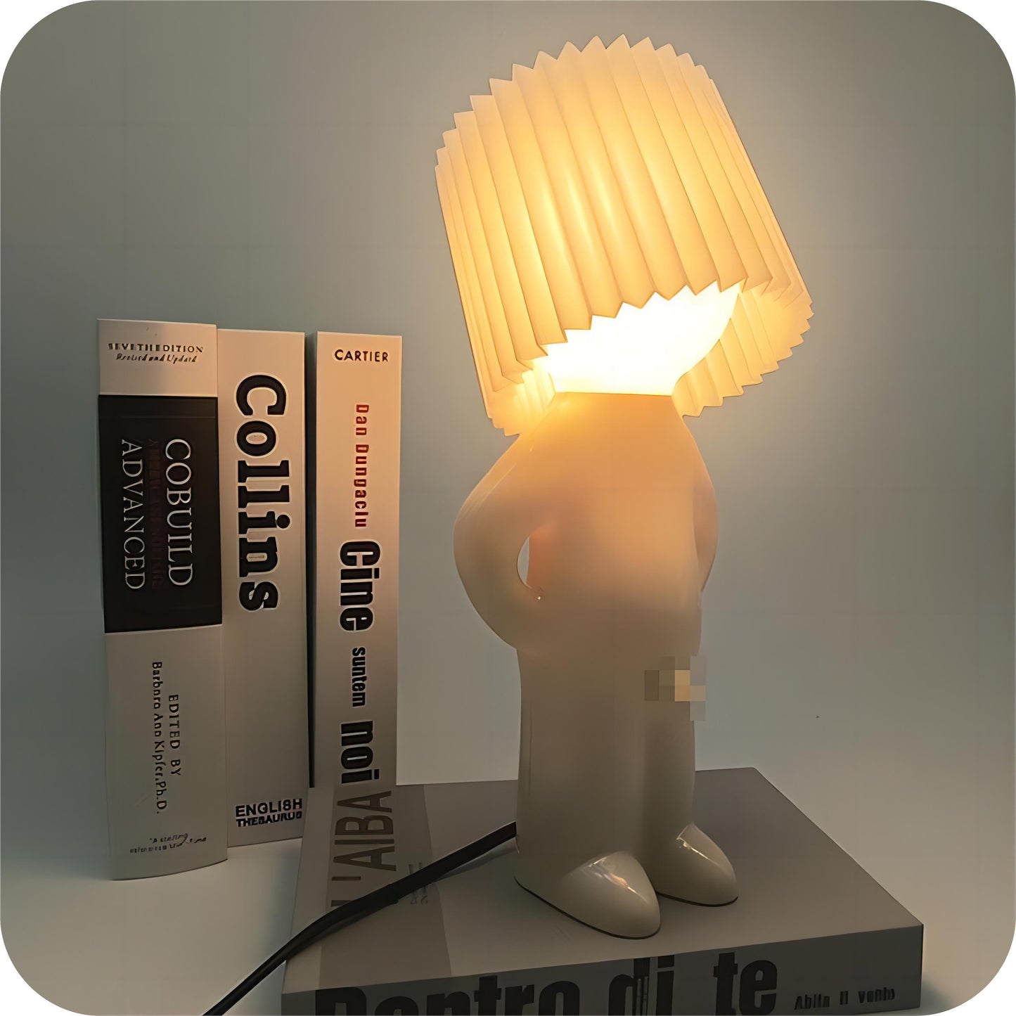 A Little Shy Man Creative Lamp