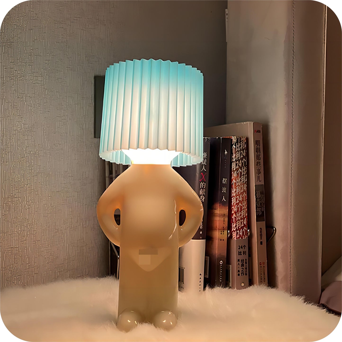 A Little Shy Man Creative Lamp