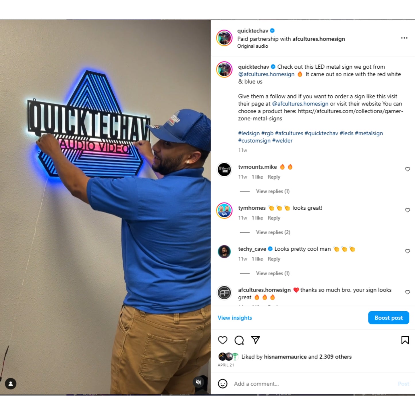ORDER REQUEST Create Your Own Custom Backlit LED Metal Signs