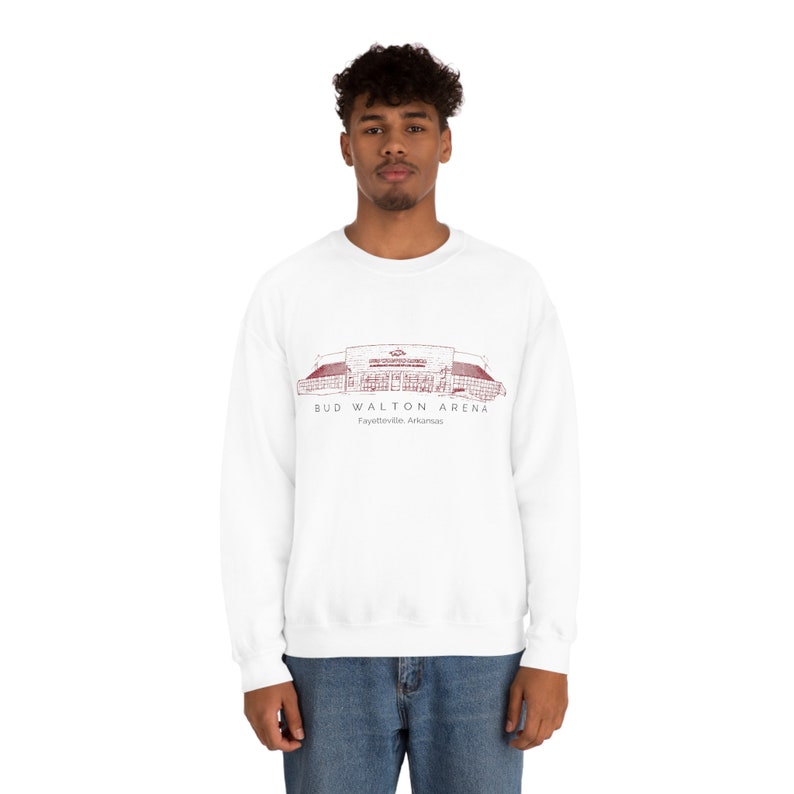 Bud Walton Arena - University of Arkansas Unisex Crewneck Sweatshirt