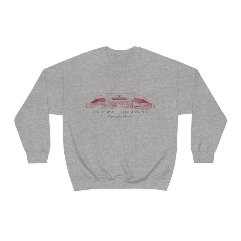 Bud Walton Arena - University of Arkansas Unisex Crewneck Sweatshirt