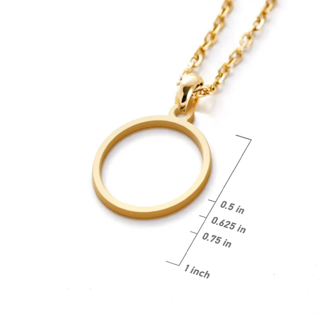 Personalized Name Monogram Necklace, Unique Design Name Logo Necklace