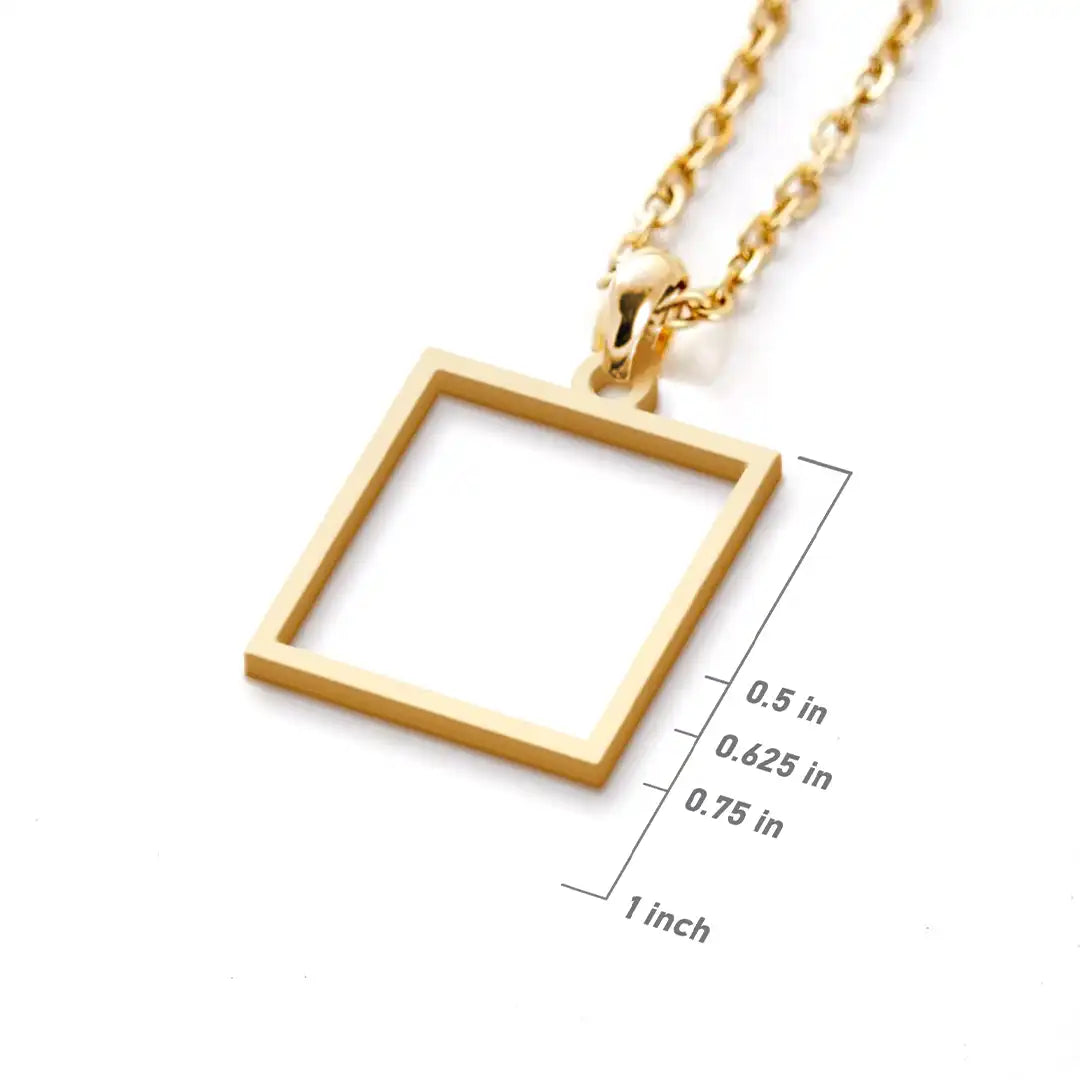 Personalized Name Monogram Necklace, Unique Design Name Logo Necklace