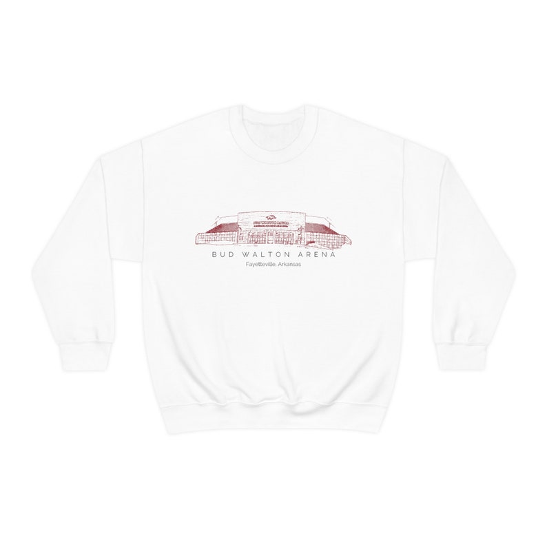 Bud Walton Arena - University of Arkansas Unisex Crewneck Sweatshirt