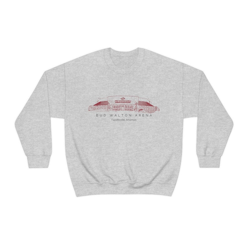 Bud Walton Arena - University of Arkansas Unisex Crewneck Sweatshirt