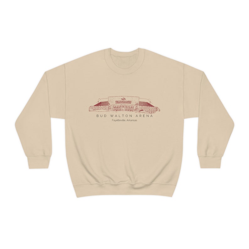 Bud Walton Arena - University of Arkansas Unisex Crewneck Sweatshirt