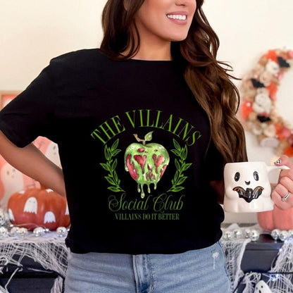 The Villains Social Club Poison Apple Halloween T-shirt