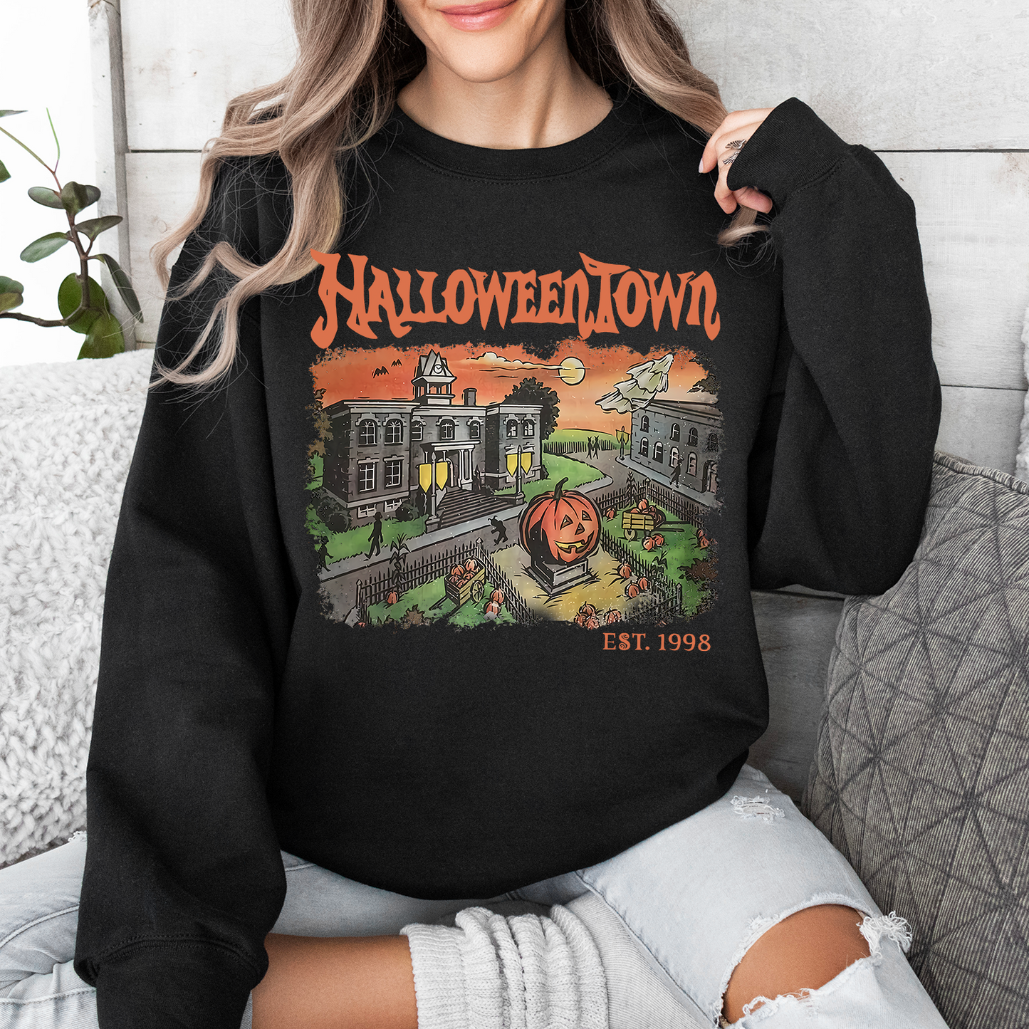 Halloweentown 1998 Pumpkin Shirt, Halloween Early Sale, 50% off