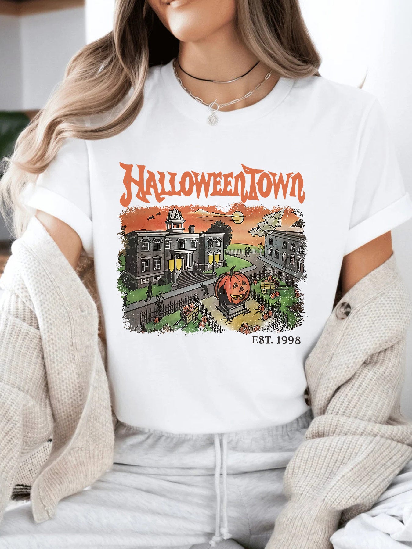 Halloweentown 1998 Pumpkin Shirt, Halloween Early Sale, 50% off