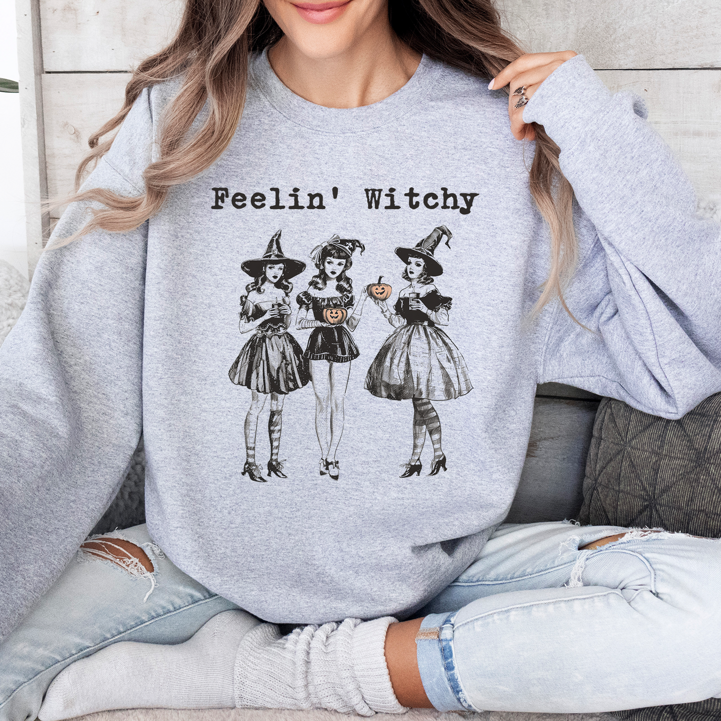 Halloween Feelin' Witchy Sweatshirt