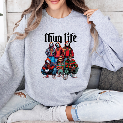 Halloween Horror Thug Life Sweatshirt, Series Killer Halloween Shirt