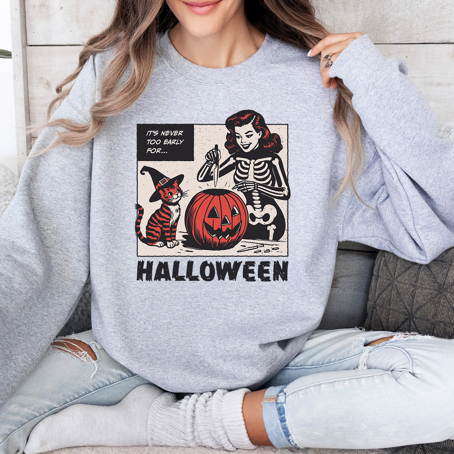 MycustoreUSA Halloween SweatShirt 2024, It's Never Too Early For, Halloweentown 1998, Witch Tee, Halloween Castle Sweatshirt, Halloween Pumpkin, Buy 2 Get 15% Off, Ship From US, Halloween Early Sale, 50% off