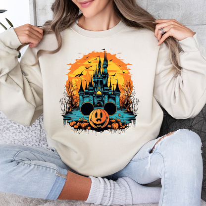 Halloween Magical Castle Mouse Sweatshirt