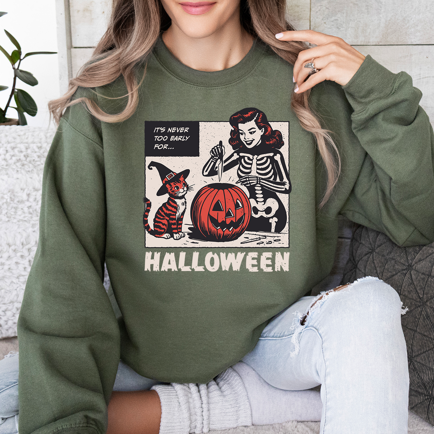 MycustoreUSA Halloween SweatShirt 2024, It's Never Too Early For, Halloweentown 1998, Witch Tee, Halloween Castle Sweatshirt, Halloween Pumpkin, Buy 2 Get 15% Off, Ship From US, Halloween Early Sale, 50% off