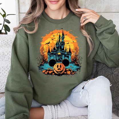 Halloween Magical Castle Mouse Sweatshirt