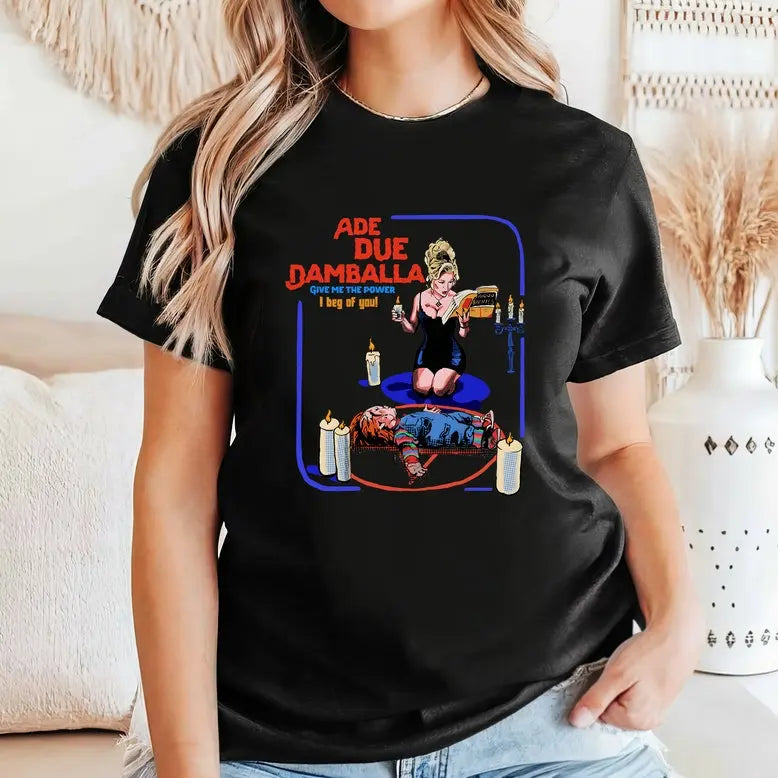 Halloween ADE Due Damballa Bride Of Chucky Essential T- Shirt, Movie Character Shirt