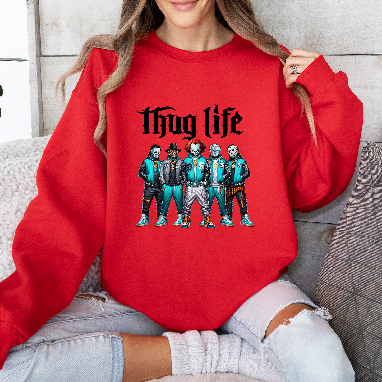 Halloween Thug Life Horror Shirt, Gangster Killer Shirt