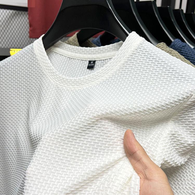 Men's Comfortable Breathable Summer Mesh Short Sleeve T-Shirt(Buy 2 Free Shipping）