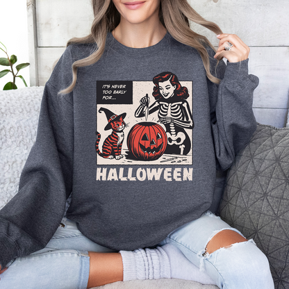 MycustoreUSA Halloween SweatShirt 2024, It's Never Too Early For, Halloweentown 1998, Witch Tee, Halloween Castle Sweatshirt, Halloween Pumpkin, Buy 2 Get 15% Off, Ship From US, Halloween Early Sale, 50% off