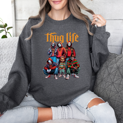 Halloween Horror Thug Life Sweatshirt, Series Killer Halloween Shirt