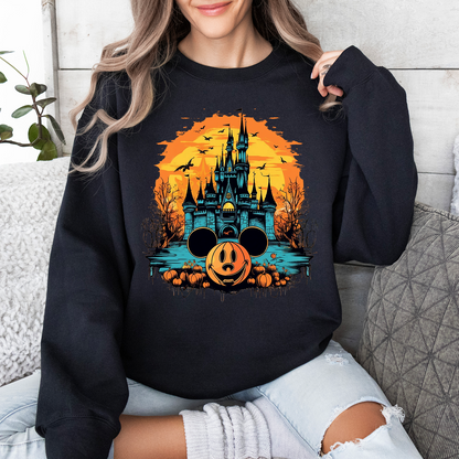 Halloween Magical Castle Mouse Sweatshirt