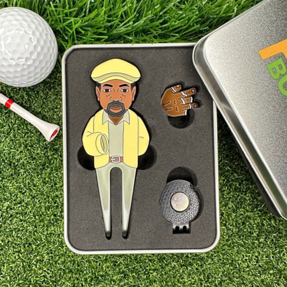 Golf Coach Ball Marker and Divot Tool Gift Set, Unique Golf Accessories