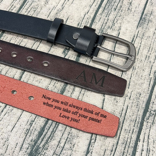 Personalized Belt For DAD/HUSBAND (buy 2 free shipping❤️)