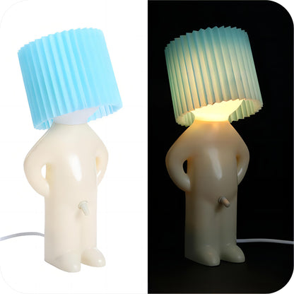 A Little Shy Man Creative Lamp