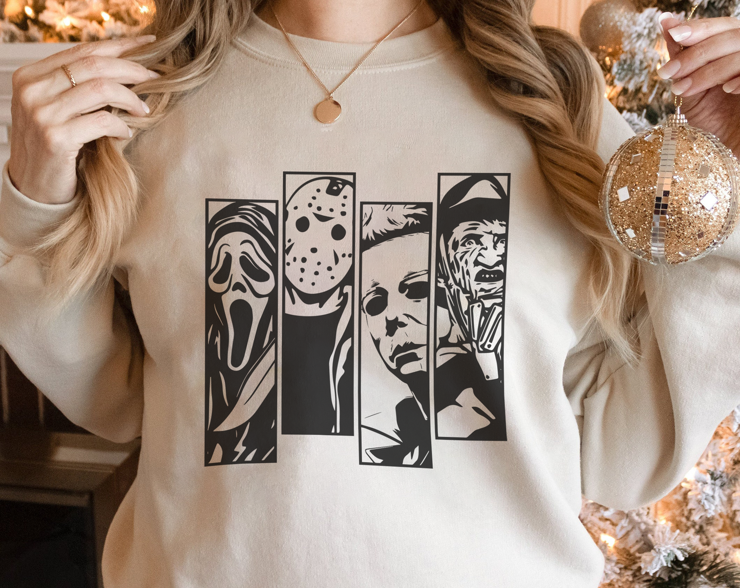 Halloween Printed Sweatshirt  XXVII