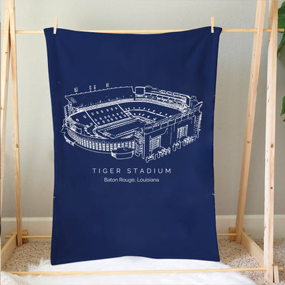 Tiger Stadium (LSU) - LSU Tigers football, College Football Blanket