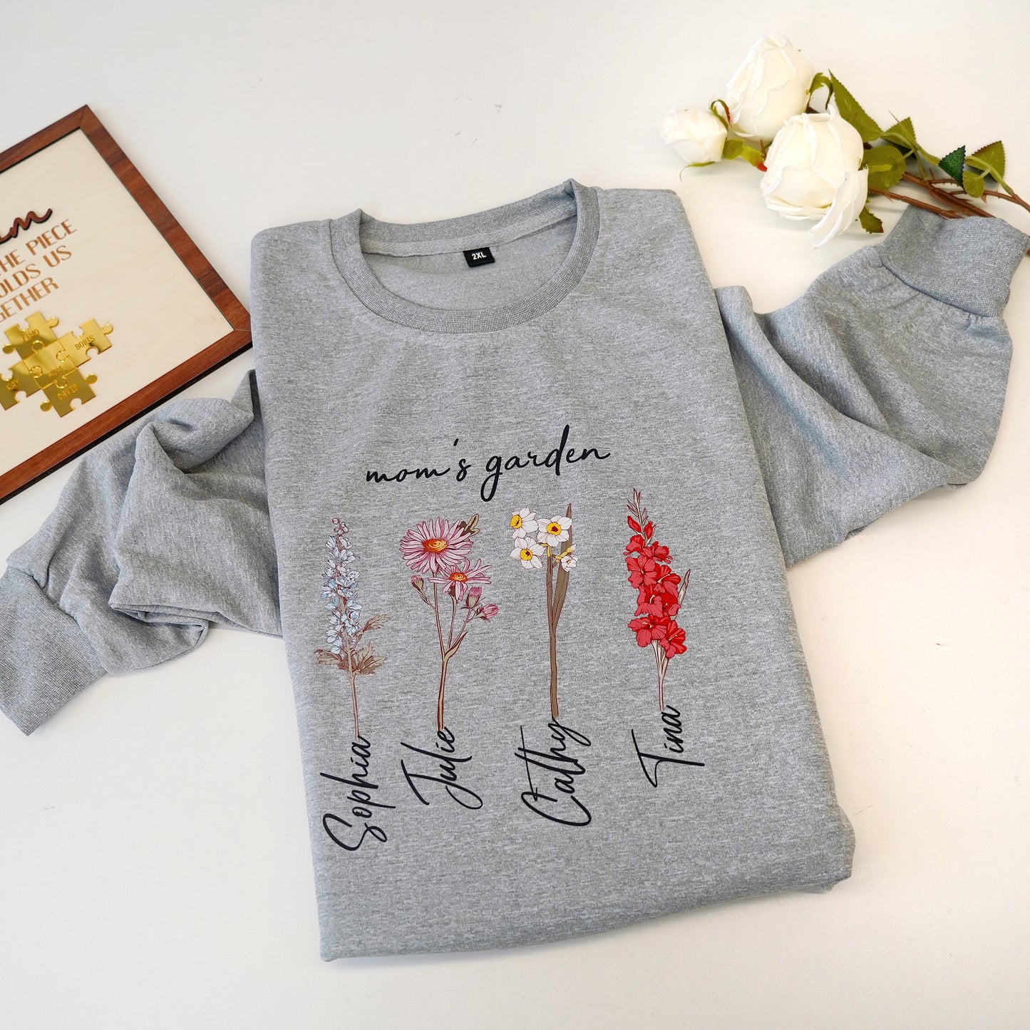 Mom's Garden is Her Children Customized Hoodie/Crewneck/T-shirt