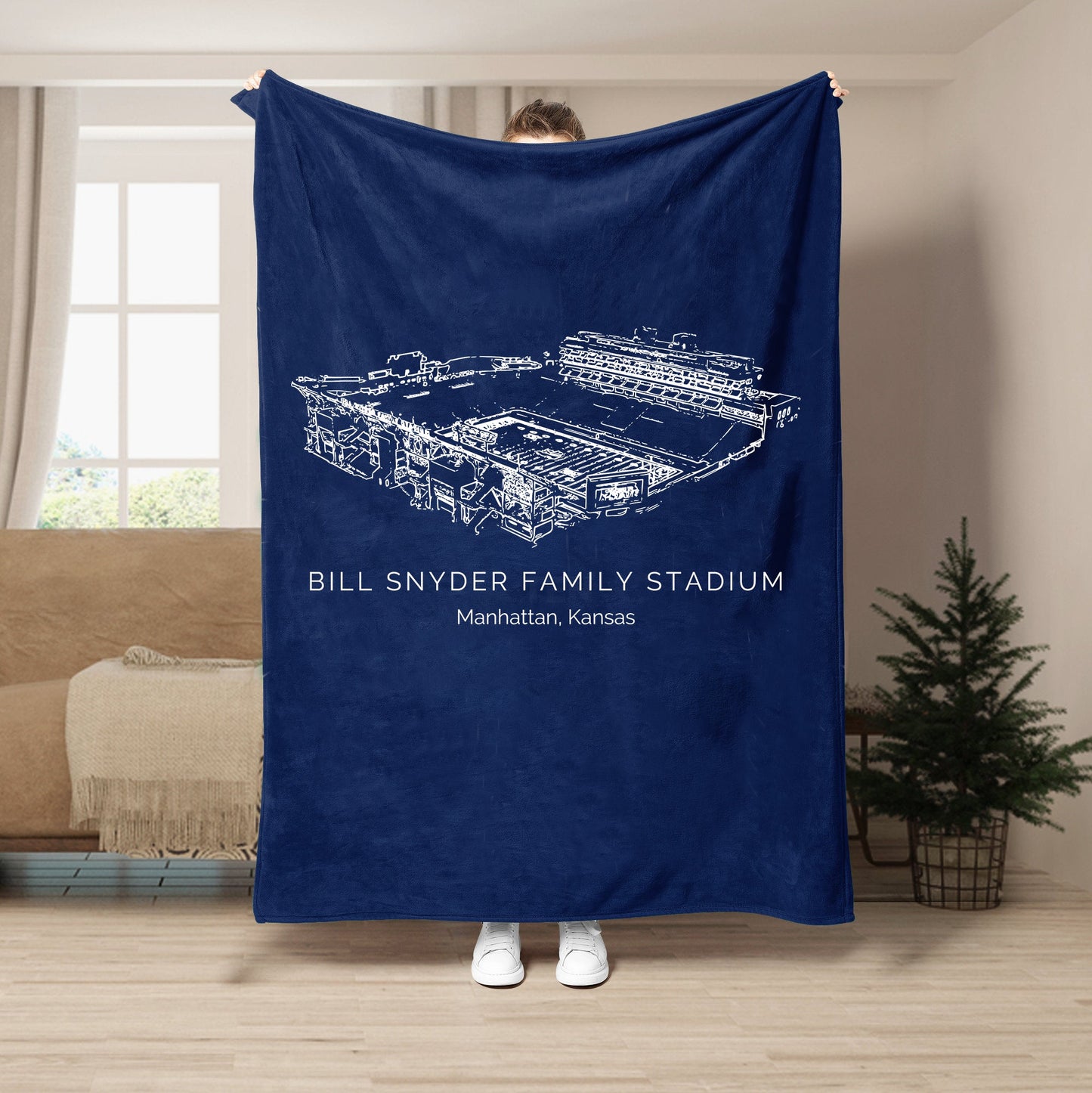 Bill Snyder Family Stadium - Kansas State Wildcats football, College Football Blanket