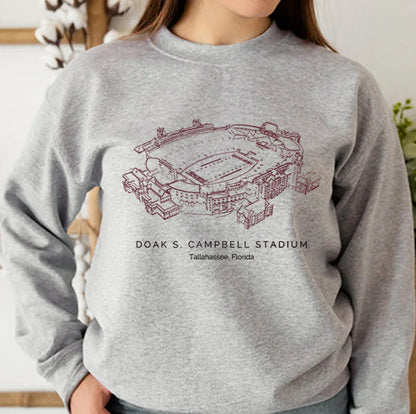 Florida State Stadium Unisex Crewneck Sweatshirt