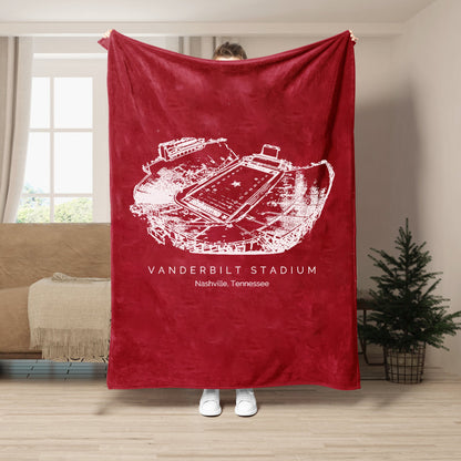 Vanderbilt Stadium - Vanderbilt Commodores football,College Football Blanket
