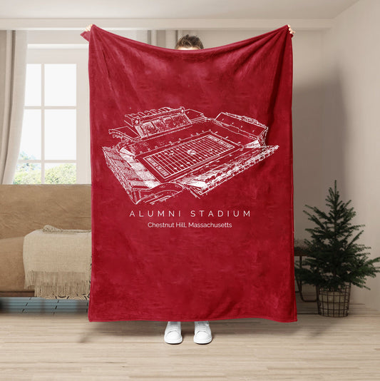 Alumni Stadium - Boston College Eagles football,College Football Blanket