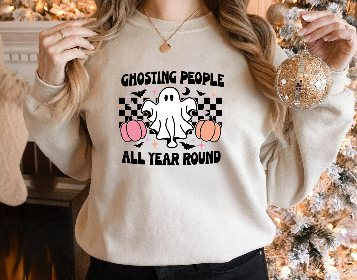 Halloween Printed Sweatshirt Ⅺ