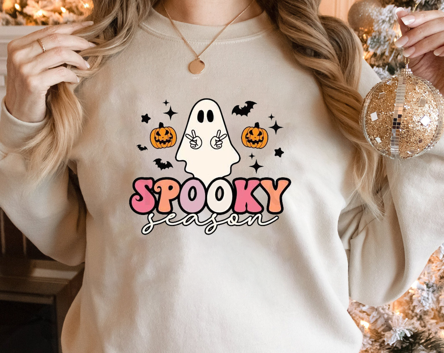 Halloween Printed Sweatshirt  XIX