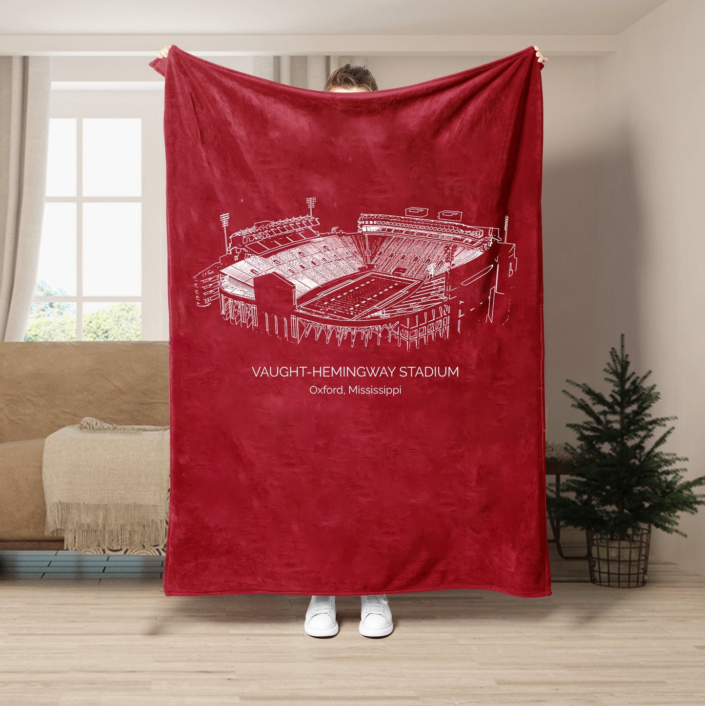 Vaught–Hemingway Stadium - Ole Miss Rebels football, College Football Blanket