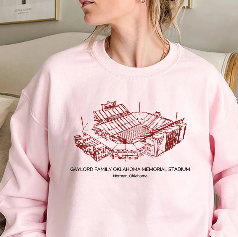 University of Oklahoma Stadium Unisex Crewneck Sweatshirt