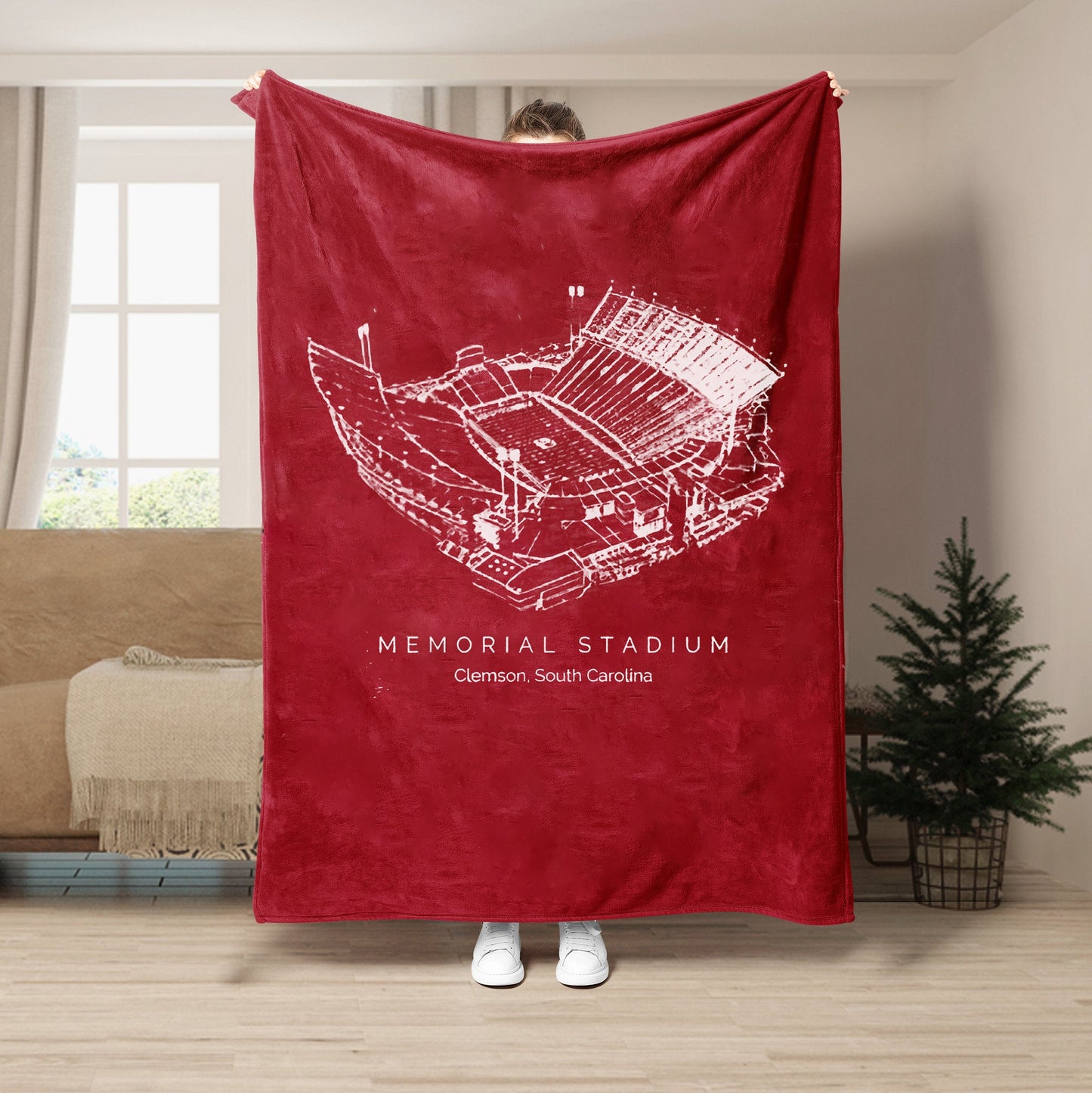 Memorial Stadium (Clemson) - Clemson Tigers football,College Football Blanket