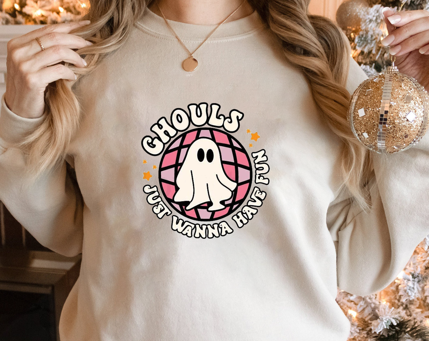 Halloween Printed Sweatshirt  XX