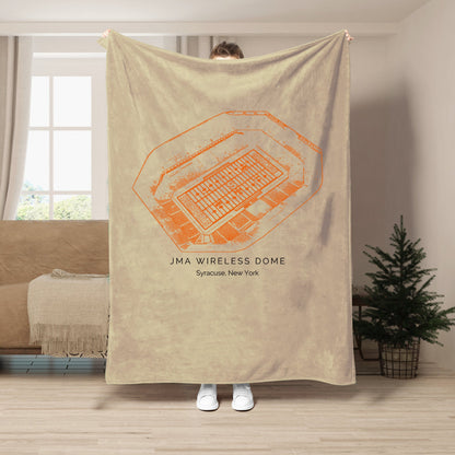 JMA Wireless Dome - Syracuse Orange football,College Football Blanket