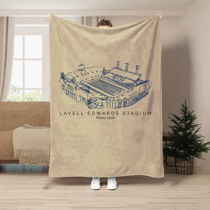 LaVell Edwards Stadium - BYU Cougars football,College Football Blanket