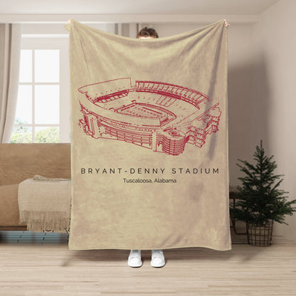 Bryant–Denny Stadium - Alabama Crimson Tide football,College Football Blanket