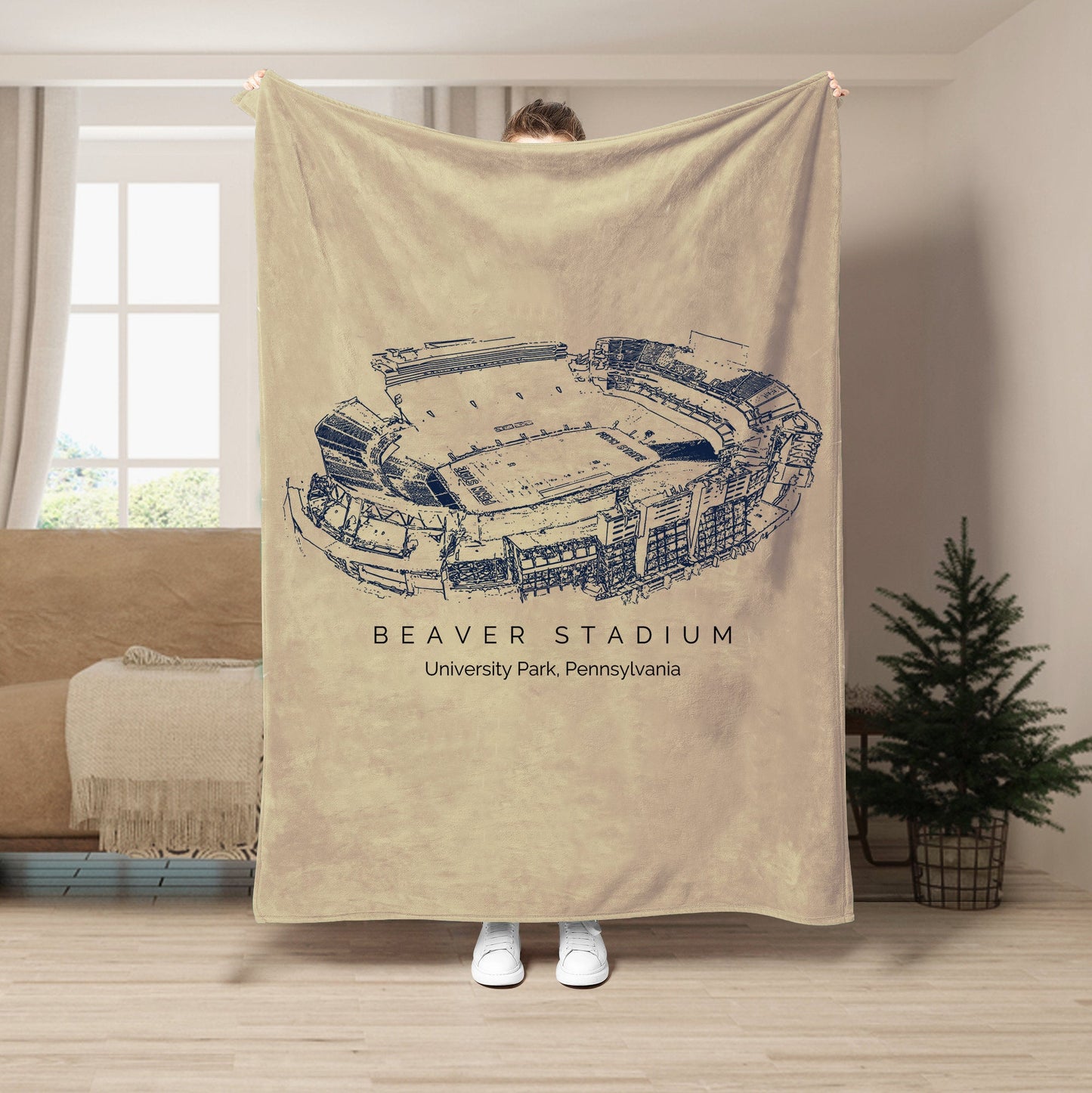Beaver Stadium - Penn State Nittany Lions football, College Football Blanket